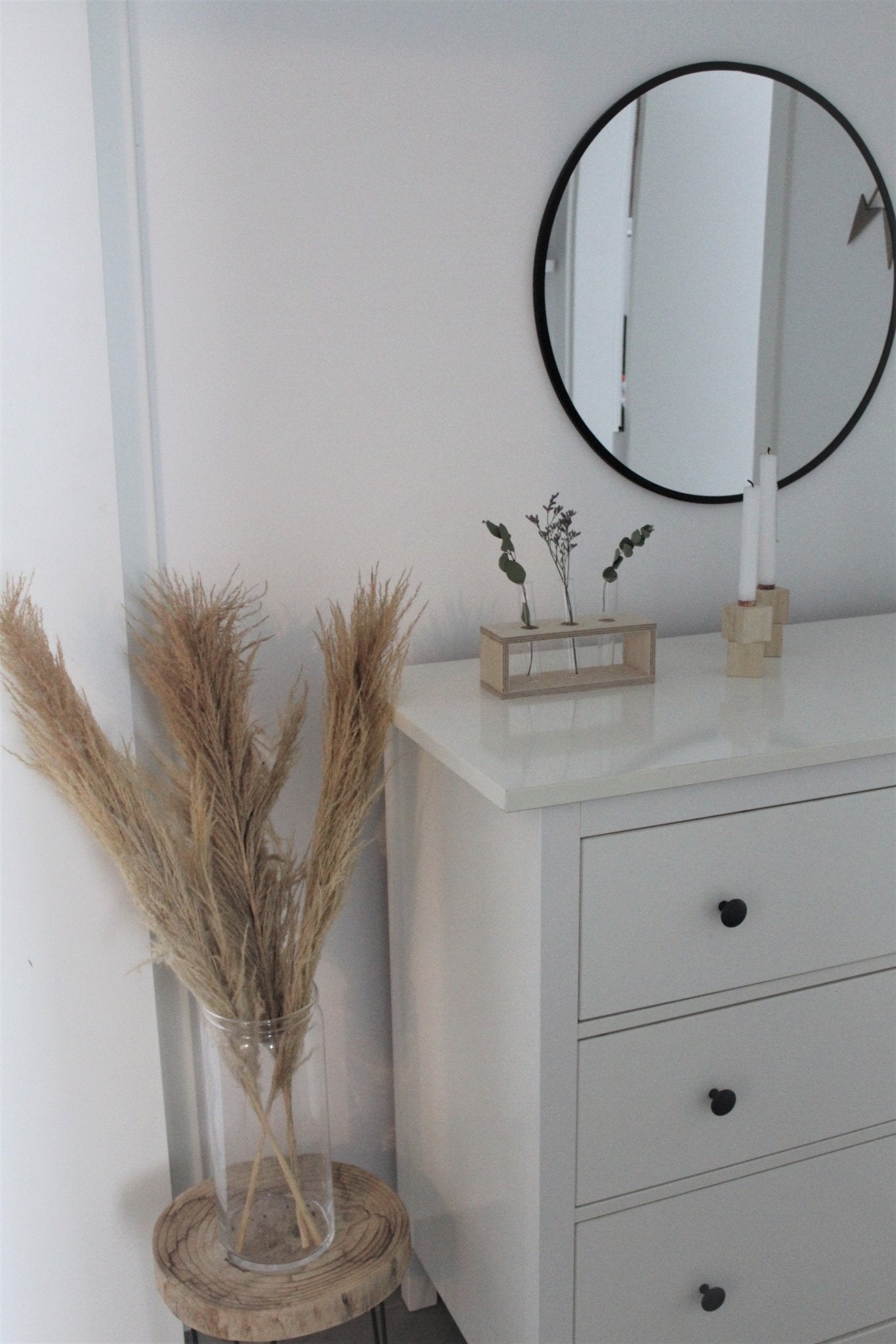 DIY-Set - Kerzenhalter und Reagenzglashalter aus Holz - DIY
