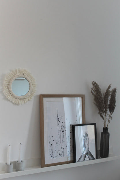DIY-Set - Makramee Spiegel mit Fransen - DIY