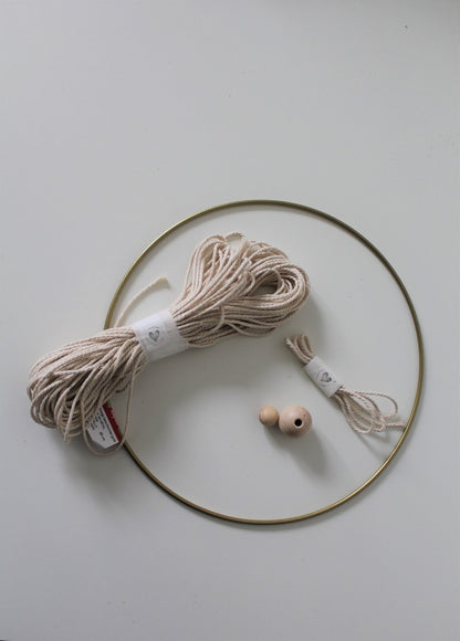 DIY-Set - Wandbehang Makramee Ring - DIY