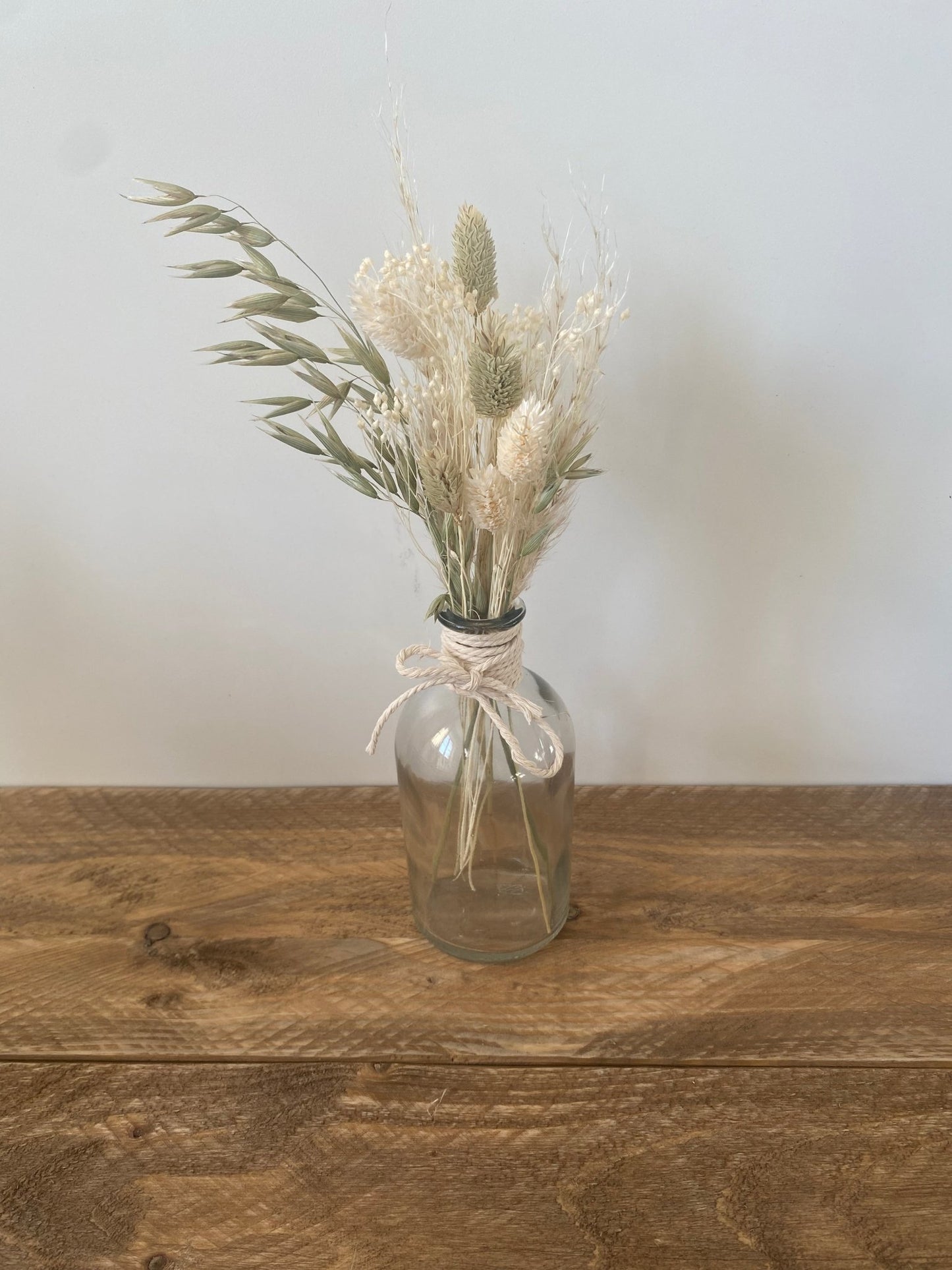 Kleiner Trockenblumenstrauß mit Vase - Trockenblumen