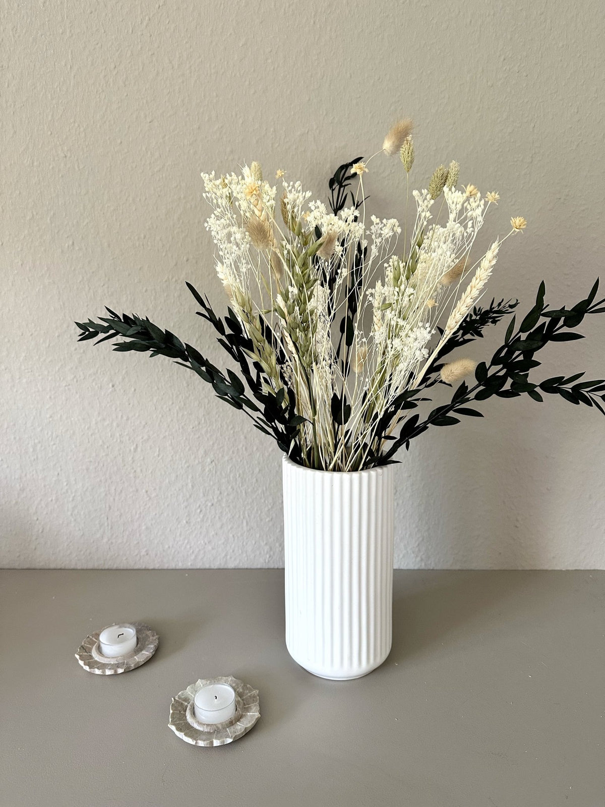 Trockenblumenmix natur grün – Lizasliving